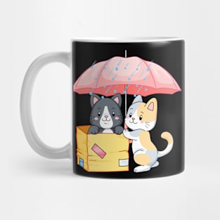 Sugar Glider Rainy Day With Umbrella T-Shirt Mug